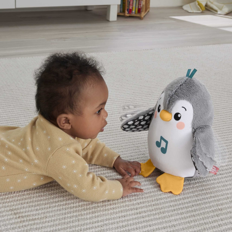 Fisher-Price Flap & Wobble Penguin musikalisk mjukleksak