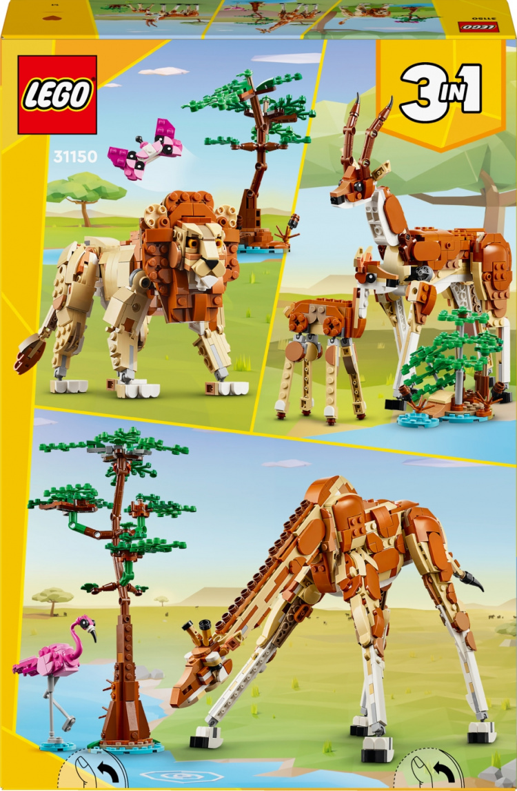 LEGO Creator 31150 - Vilda safaridjur