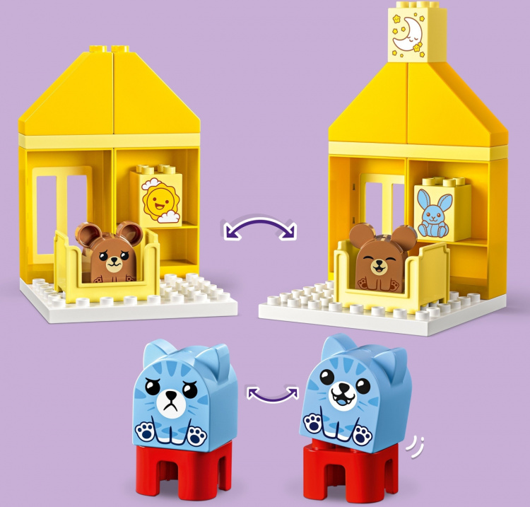 LEGO DUPLO My First 10414 - Vardagsrutiner: mat och nattning