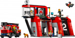 LEGO City Fire 60414 - Brandstation med brandbil