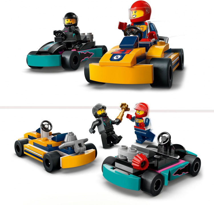 LEGO City Great Vehicles 60400 - Gokarter och racerförare LEGO City Great Vehicles 60400 - Gokarter och racerförare