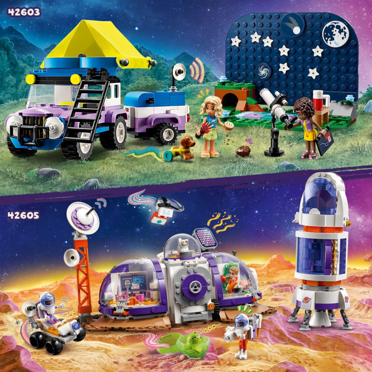 LEGO Friends 42605 - Rymdbas på Mars med raket
