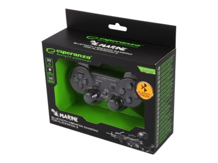 Esperanza MARINE Gamepad Sony PlayStation 3 Svart