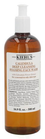 Kiehls Kiehl\'s Calendula Deep Cleansing Foaming Face Wash 500 ml For A Normal-To-Oily Skin Type