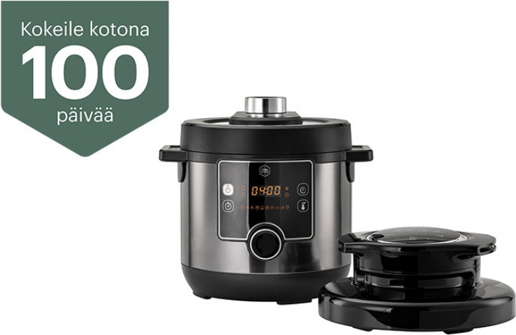 OBH Nordica Turbo Cuisine & Fry Multicooker QK7788S0 - multifunktionell airfryer, 7,6 L