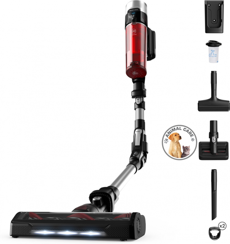  OBH Nordica X-Force Flex 9.60 Animal - Dammsugare, röd