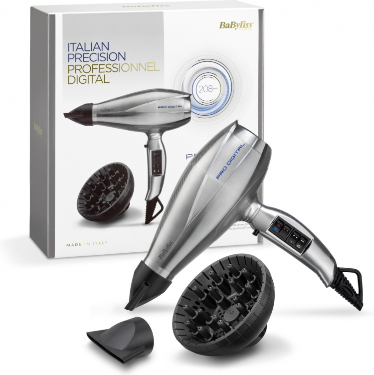 Babyliss 6000E Pro Digital hårtork Babyliss 6000E Pro Digital hårtork
