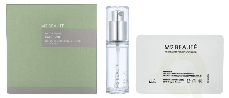 M2 Beaute Hybrid Second Skin Eye Mask Collagen Set 30 ml