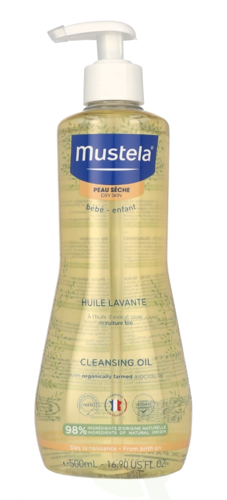 Mustela Cleansing Oil 500 ml Dry Skin