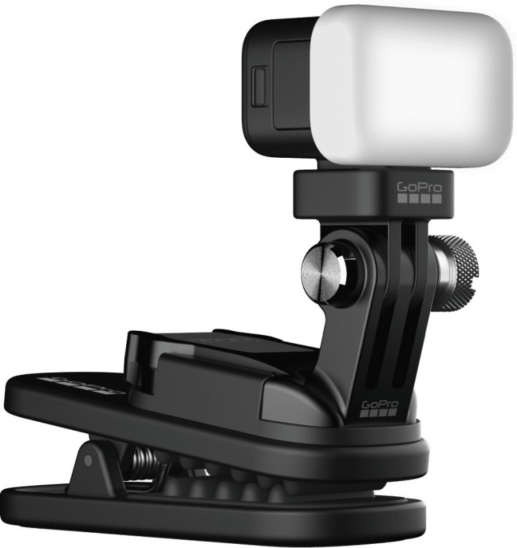 GoPro Zeus Mini LED-lampa med klämma.
