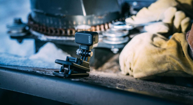 GoPro Zeus Mini LED-lampa med klämma.