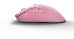 Glorious Model D Pro Wireless Flamingo gaming mus, rosa/blå