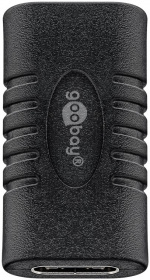 Goobay Adapter USB-C™ till USB-C™, svart USB-C™ uttag > USB-C™ uttag Goobay Adapter USB-C™ till USB-C™, svart USB-C™ uttag > USB-C™ uttag
