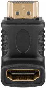 Goobay HDMI™-vinkeladapter, Guldpläterad (4K @ 60 Hz) HDMI™-uttag (typ A) > HDMI™ kontakt (typ A) 270 ° Goobay HDMI™-vinkeladapter, Guldpläterad (4K @ 60 Hz) HDMI™-uttag (typ A) > HDMI™ kontakt (typ A) 270 °