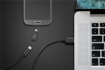 Goobay Micro-USB/USB-C™ OTG Hi-Speed-adapter för anslutning av laddkablar USB-C™ uttag > USB 2,0 mikro plugg (typ B)