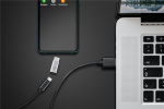 Goobay Adapter USB-C™ till USB 2.0 Micro-B, silver USB-C™ plugg > USB 2,0 mikro uttag (typ B)