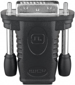 Goobay HDMI™/DVI-D-adapter, förnicklad HDMI™-uttag (typ A) > DVI-D-kontakt Dual Link (24 + 1 pin)