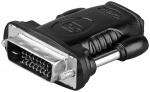 Goobay HDMI™/DVI-D-adapter, förnicklad HDMI™-uttag (typ A) > DVI-D-kontakt Dual Link (24 + 1 pin)
