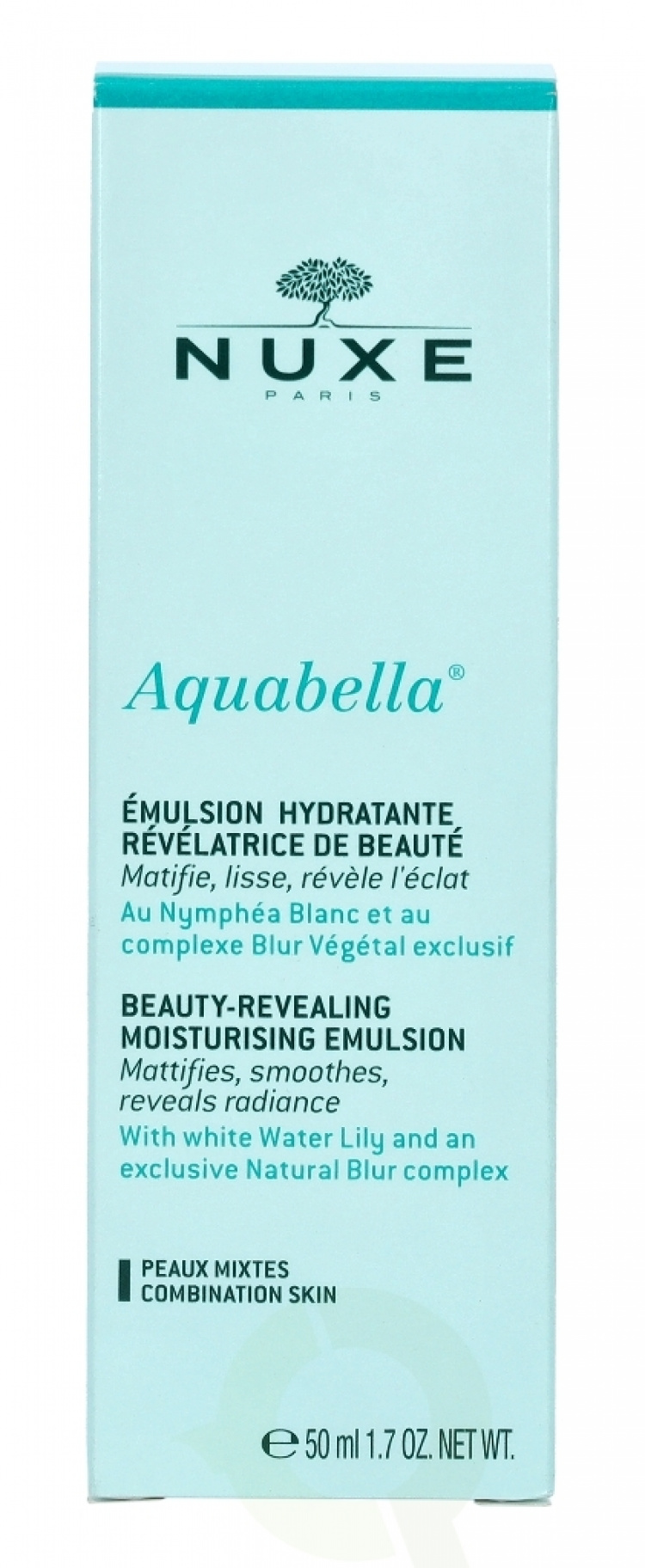 Nuxe Aquabella Beauty-Revealing Moisturising Emulsion Pump 50 ml Combination Skin Nuxe Aquabella Beauty-Revealing Moisturising Emulsion Pump 50 ml Combination Skin