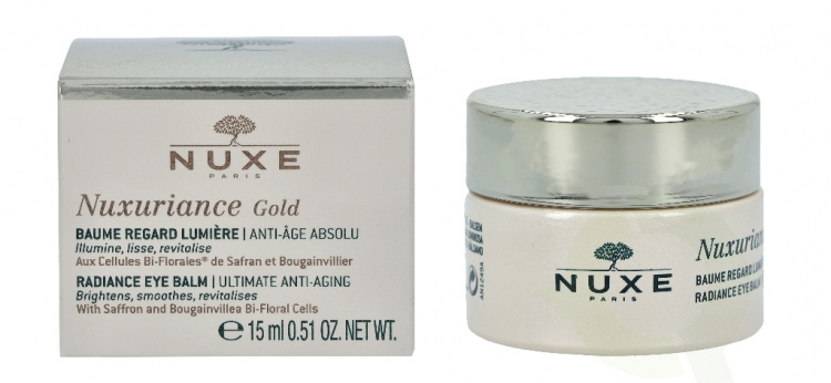 Nuxe Nuxuriance Gold Radiance Eye Balm 15 ml Ultimate Anti-Aging, Brightens, smoothes, Revitalises
