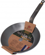 De Buyer Mineral B Element -stekpanna, kolstål, 28 cm