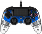 Nacon Wired Compact Controller Upplyst spelkontroll, blå LED, PS4 Nacon Wired Compact Controller Upplyst spelkontroll, blå LED, PS4