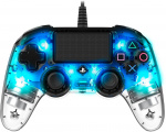Nacon Wired Compact Controller Upplyst spelkontroll, blå LED, PS4 Nacon Wired Compact Controller Upplyst spelkontroll, blå LED, PS4
