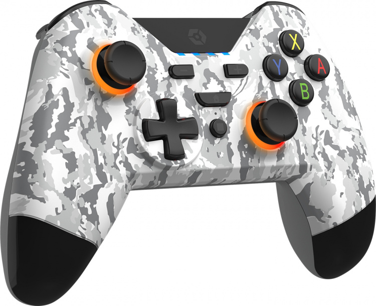 Gioteck WX4+ trådlös handkontroll, vit camo, Switch