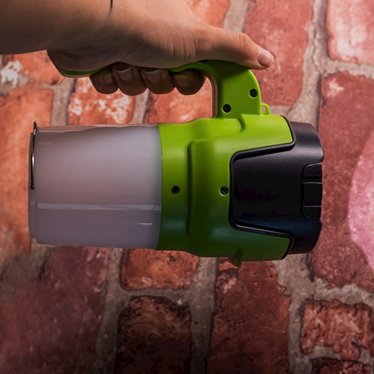 Forever Light CAMPING - LED-Ficklampa och Ljuslykta 2-i-1, 1200mAh, 450lm