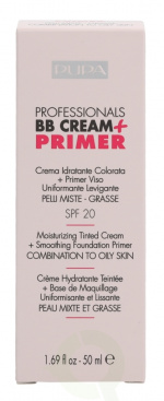 Pupa Milano Pupa Pupa Professionals BB Cream + Primer SPF20 50 ml #001 Nude - Combination To Oily Skin