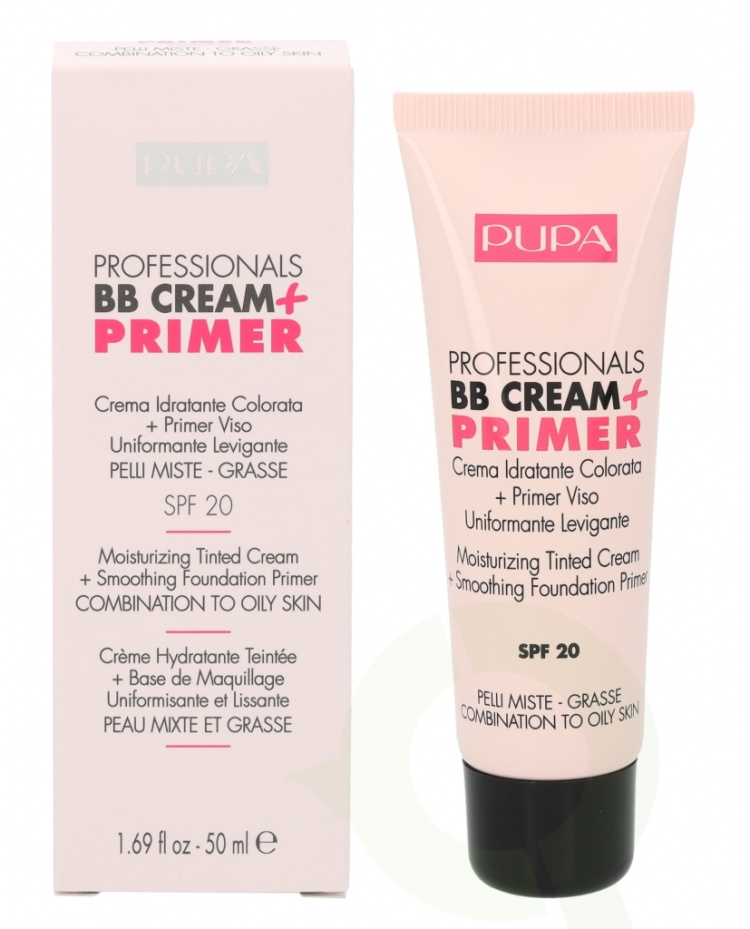 Pupa Milano Pupa Pupa Professionals BB Cream + Primer SPF20 50 ml #002 Sand - Combination To Oily Skin