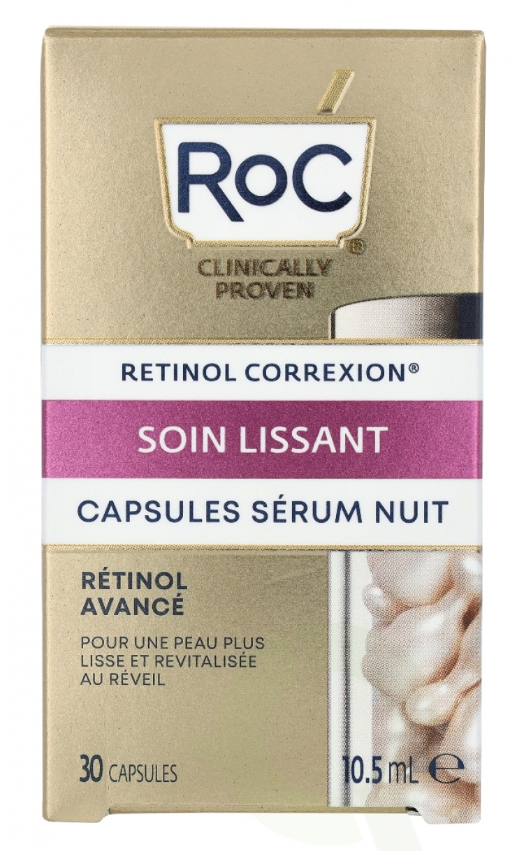 ROC Retinol Correxion Line Smoothing Night Serum 10.5 ml 30 Capsules