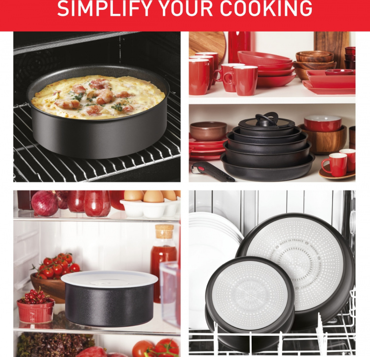 Tefal Ingenio Eco Resist -stekpanneset, 3-delar Tefal Ingenio Eco Resist -stekpanneset, 3-delar