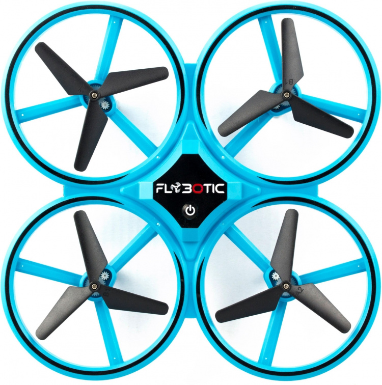 Flybotic Flashing -fjärrstyrd drönare, blå