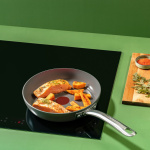 Tefal (RE)NEW+ - stekpanna, 24 cm, keramisk beläggning, grå