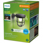 Philips Radii Vägglampa Solcell Ultra Efficient LED 250lm Svart