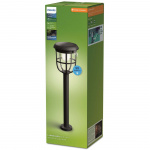 Philips Radii Trädgårdslampa Solcell Ultra Efficient LED 250lm Svart