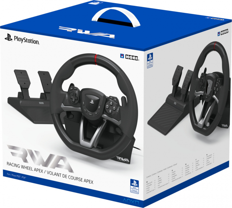 Hori RWA Racing Wheel APEX - rattstyrning, PS4 / PS5