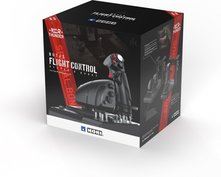 Hori HOTAS Flight Control System - spelkontroll, PC. Hori HOTAS Flight Control System - spelkontroll, PC.