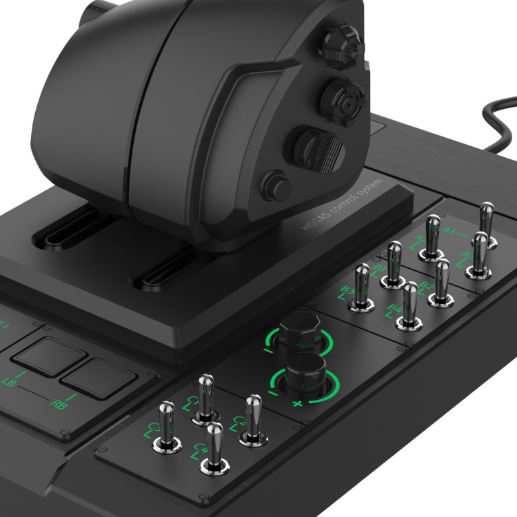 Hori HOTAS Flight Control System - spelkontroll, PC. Hori HOTAS Flight Control System - spelkontroll, PC.