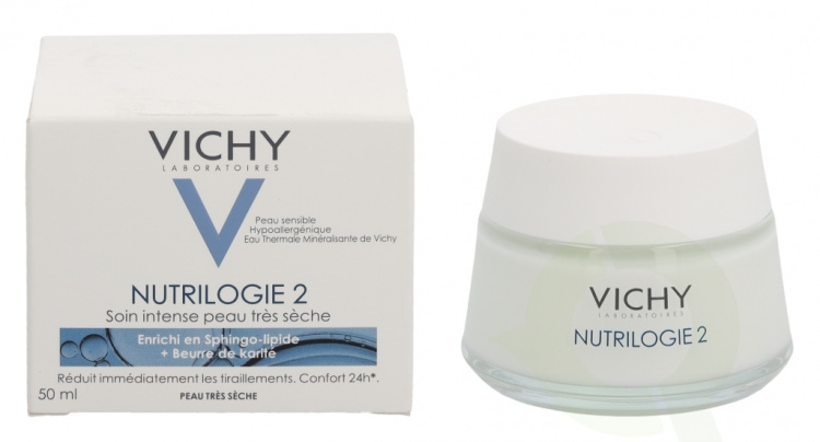 Vichy Nutrilogie 2 Intense Cream 50 ml Very Dry Skin / Reduces Tightness, Comfort For Up To 24H