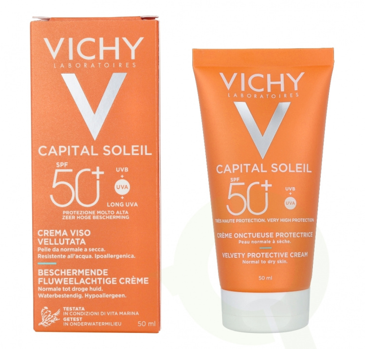 Vichy Ideal Soleil Velvety Cream Complexion SPF50 50 ml Waterproof