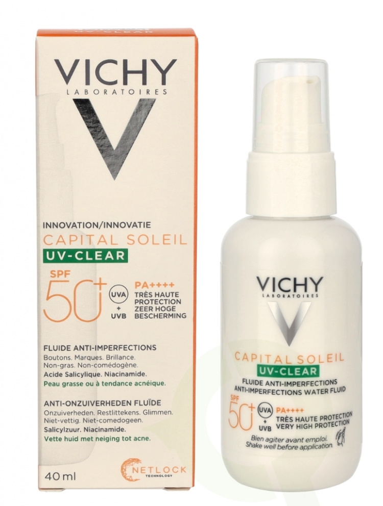 Vichy Capital Soleil UV Clear Anti-Imperfections Water SPF50 40 ml