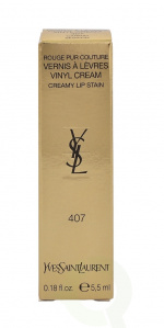 Yves Saint Laurent YSL Rouge Pur Couture Vernis A Levres Vinyl Creamy Lip Stain 5.5 ml #407 Carmin Session