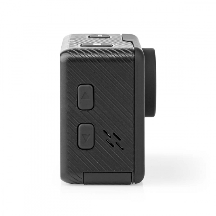 Nedis Action Kamera | Dubbel Skärm | 4K@30fps | 16 MPixel | Vattentät upp till: 30.0 m | 90 min | Wi-Fi | App tillgänglig för: Android™ / IOS | Fästen ingår | Svart Nedis Action Kamera | Dubbel Skärm | 4K@30fps | 16 MPixel | Vattentät upp till: 30.0 m | 90 min | Wi-Fi | App tillgänglig för: Android™ / IOS | Fästen ingår | Svart