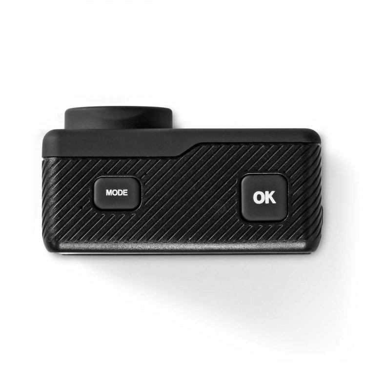 Nedis Action Kamera | Dubbel Skärm | 4K@30fps | 16 MPixel | Vattentät upp till: 30.0 m | 90 min | Wi-Fi | App tillgänglig för: Android™ / IOS | Fästen ingår | Svart Nedis Action Kamera | Dubbel Skärm | 4K@30fps | 16 MPixel | Vattentät upp till: 30.0 m | 90 min | Wi-Fi | App tillgänglig för: Android™ / IOS | Fästen ingår | Svart