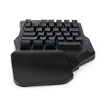 Nedis Trådat Gaming Tagentbord | USB Type-A | Membrantangenter | RGB | Enhandig | Universell | USB ström | Strömkabel längd: 1.60 m | Spel