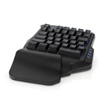 Nedis Trådat Gaming Tagentbord | USB Type-A | Membrantangenter | RGB | Enhandig | Universell | USB ström | Strömkabel längd: 1.60 m | Spel