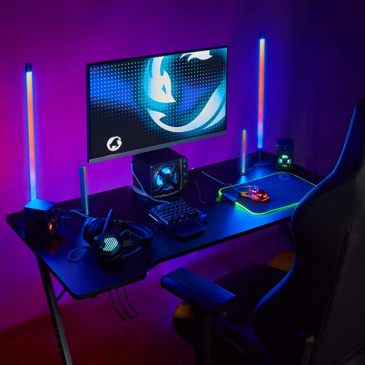 Nedis Trådat Gaming Tagentbord | USB Type-A | Membrantangenter | RGB | Enhandig | Universell | USB ström | Strömkabel längd: 1.60 m | Spel