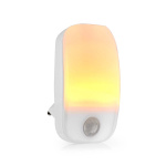 Nedis Plug-In LED Natt Belysning | Rörelsesensor | Dag / natt sensor | 0.55 W | 11 lm | Varm Vit Nedis Plug-In LED Natt Belysning | Rörelsesensor | Dag / natt sensor | 0.55 W | 11 lm | Varm Vit